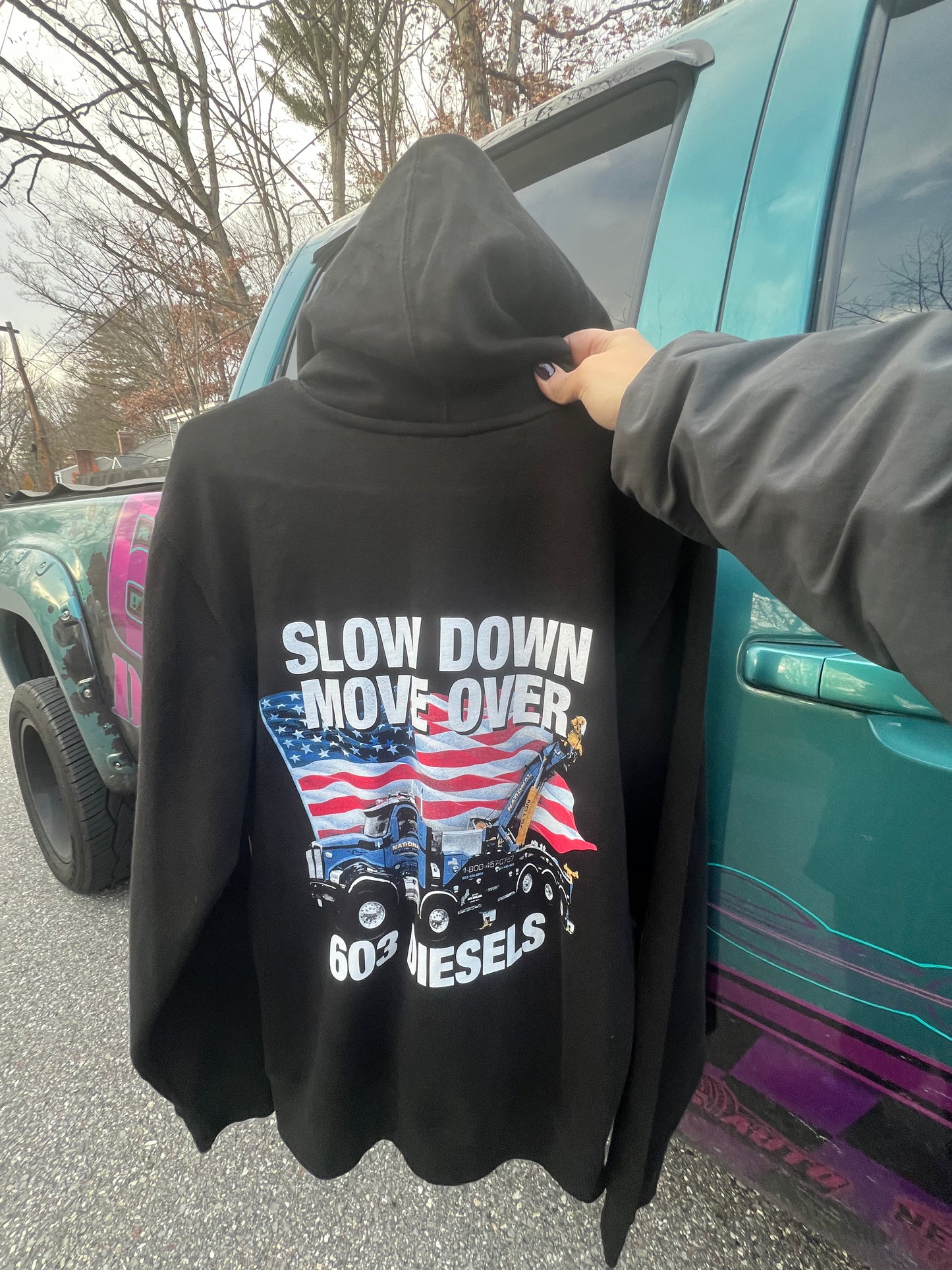 Slow Down, Move Over Hoodie
