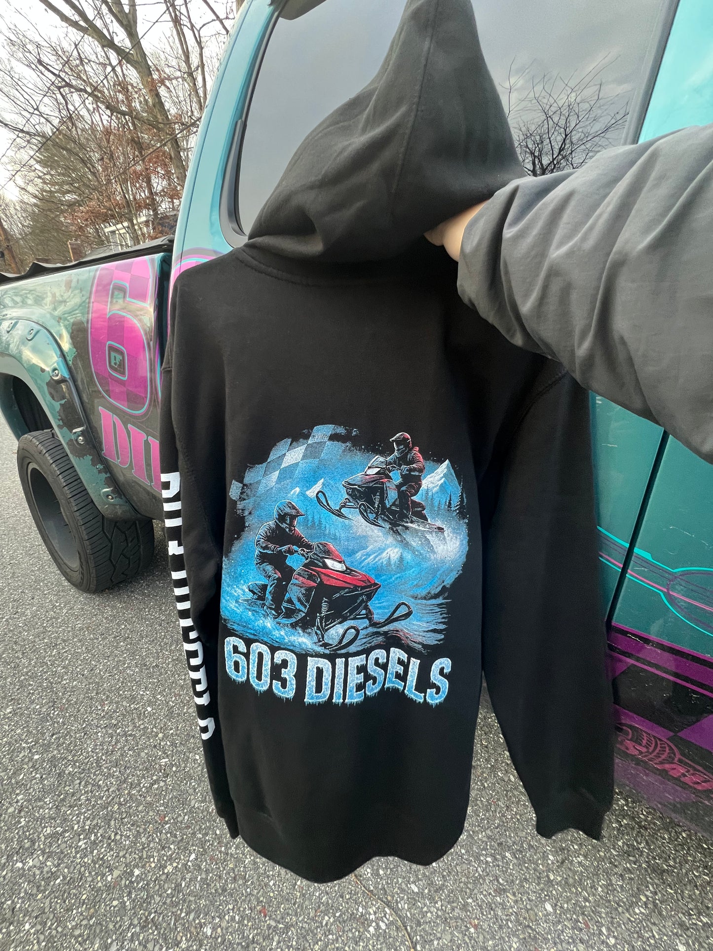 Snowmobile/Grass Drags Hoodie