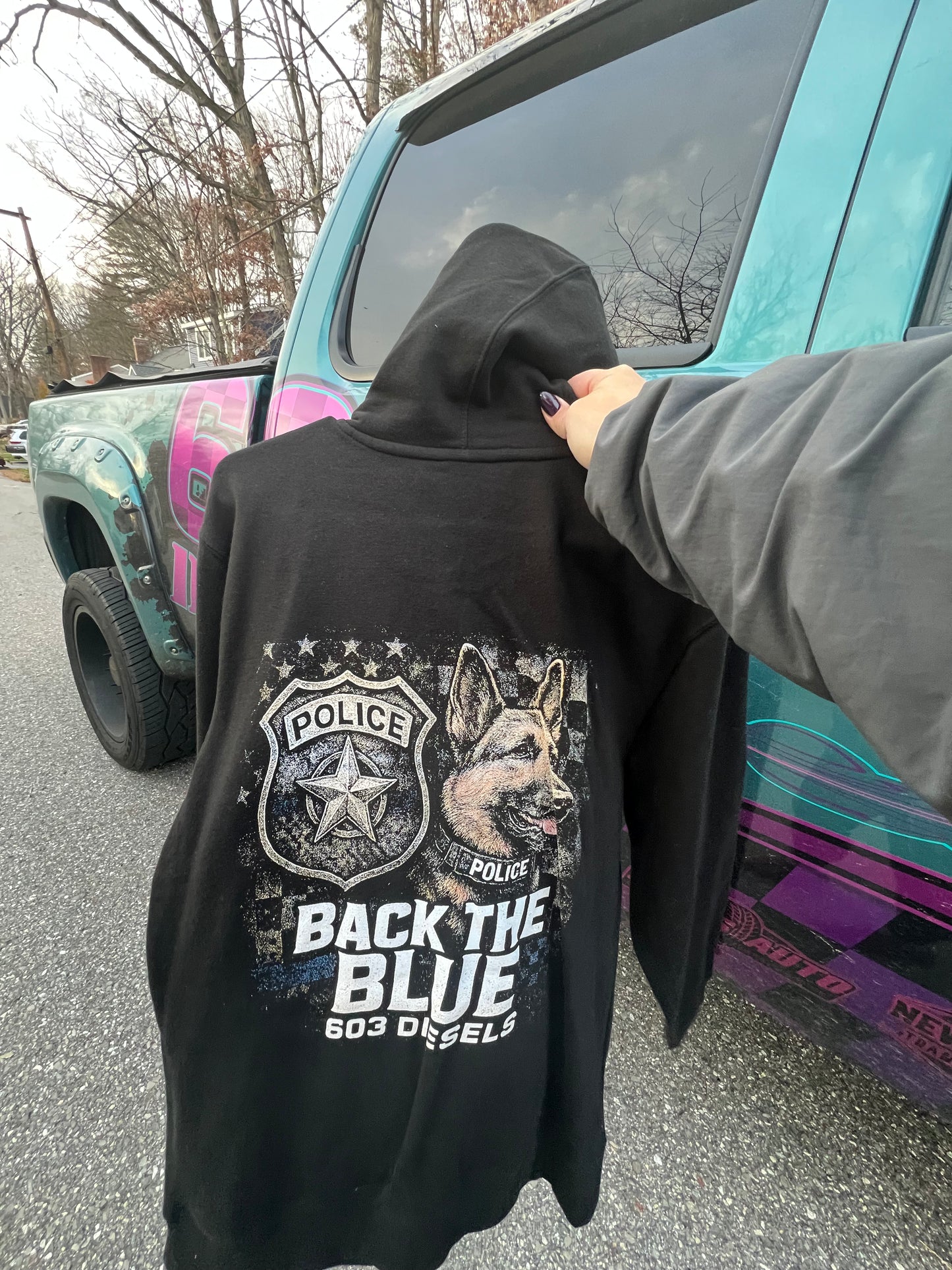 Back The Blue Hoodie