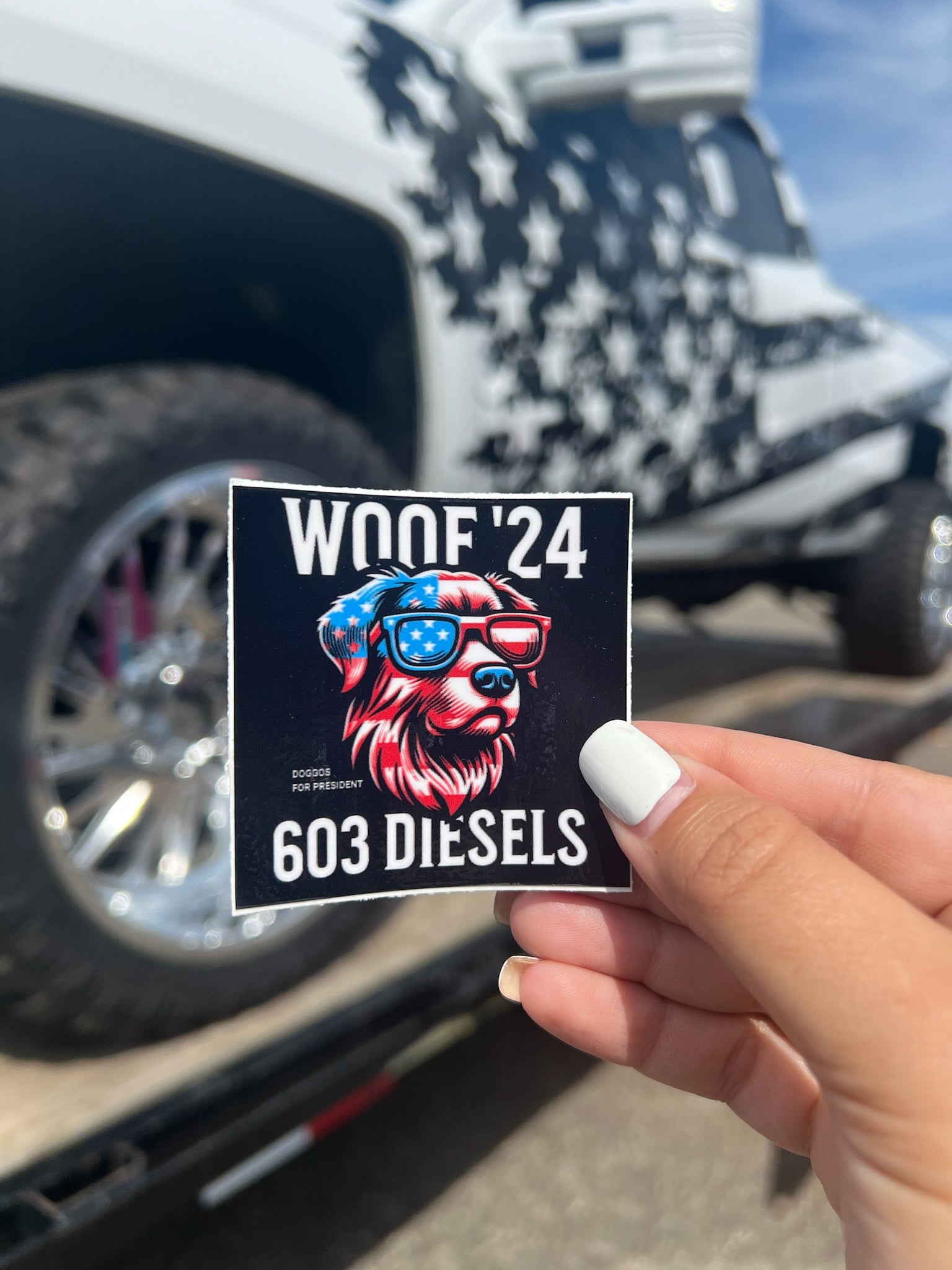 Woof '24 Sticker – 603 DIESELS