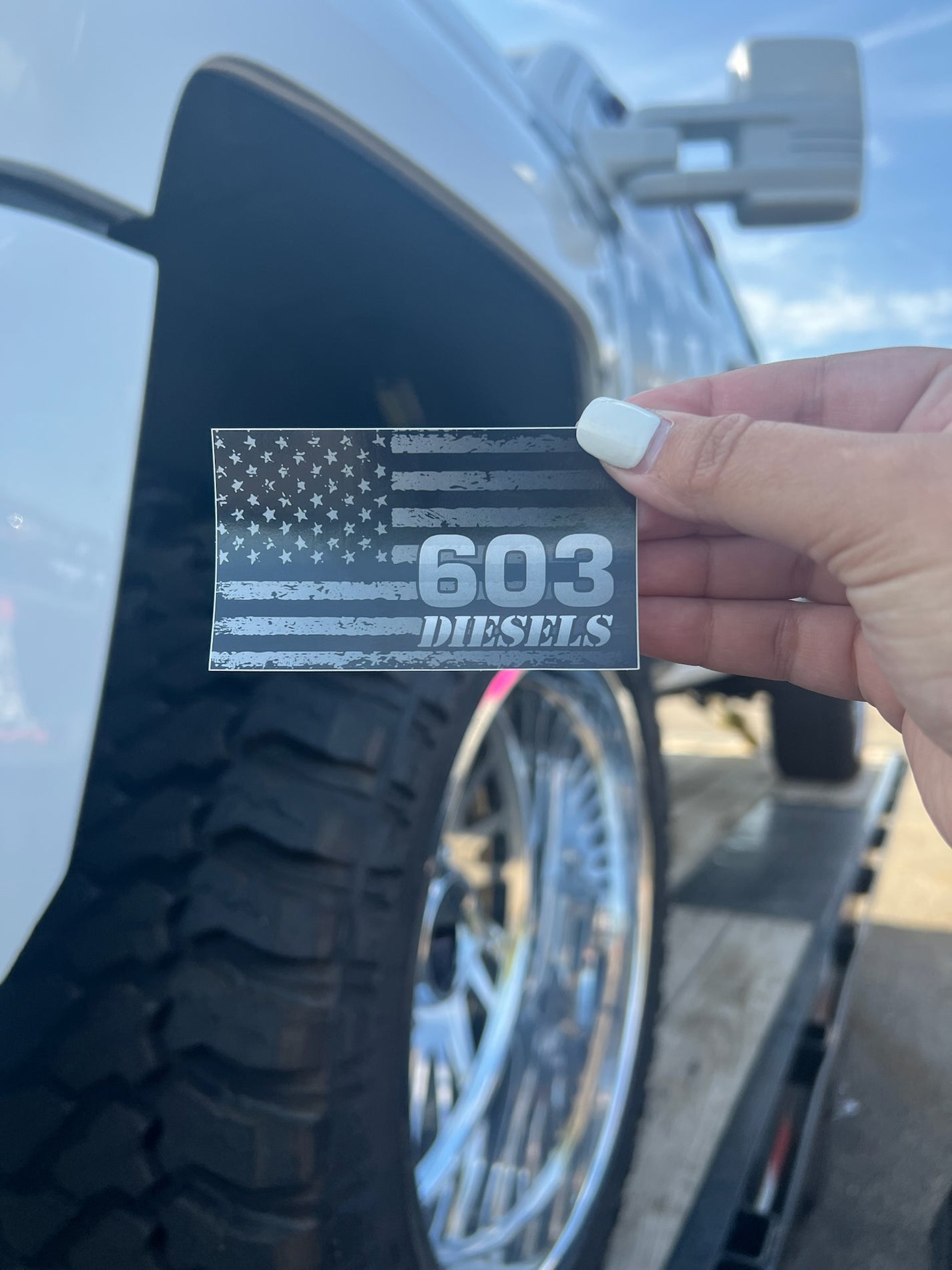 American Flag Sticker - 1 – 603 DIESELS
