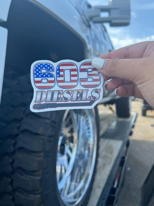 603 Diesels Logo Sticker