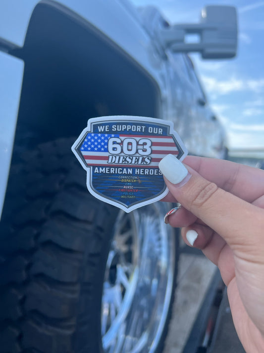 American Heroes Sticker