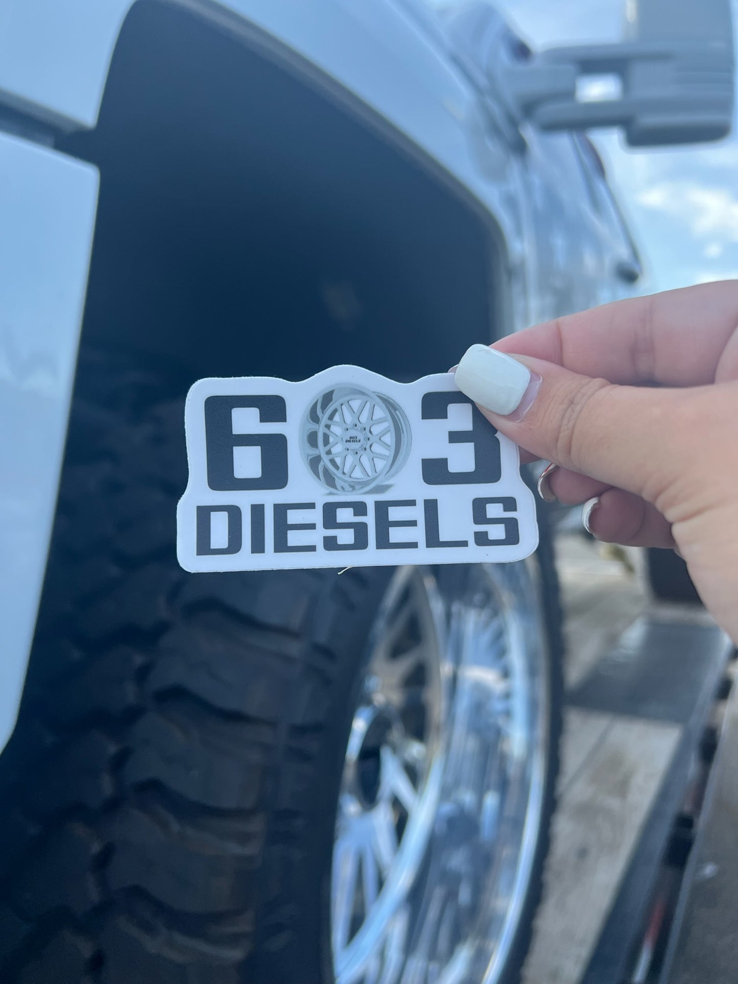 603 Diesels Wheel Sticker