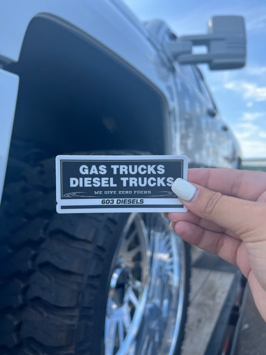 Gas Trucks, Diesel Trucks Sticker