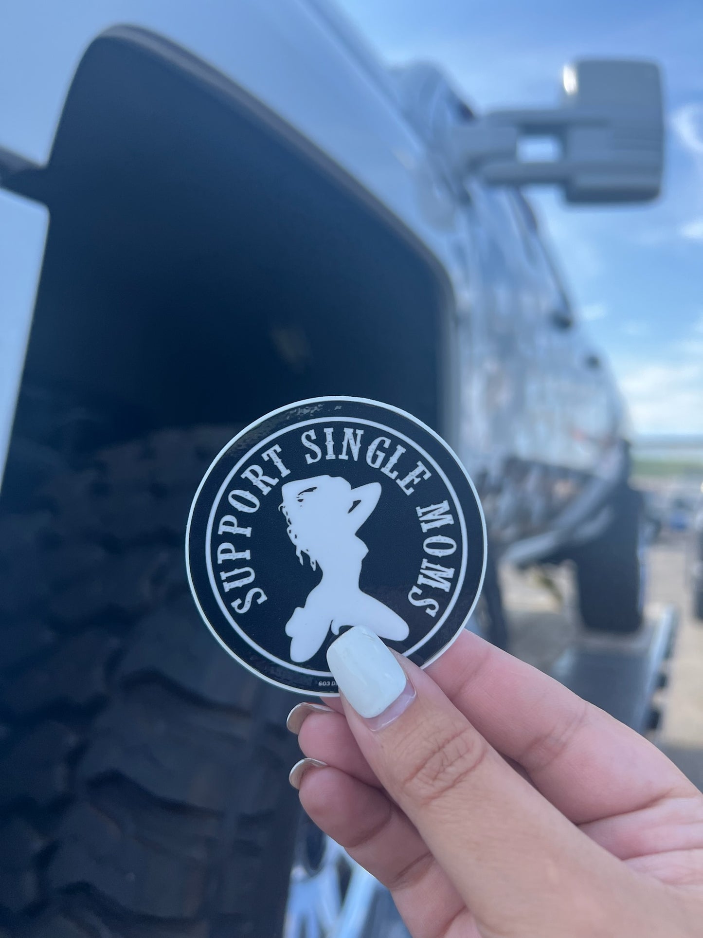 Support Single Moms Sticker