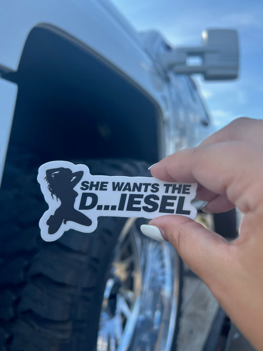 She want the D Sticker