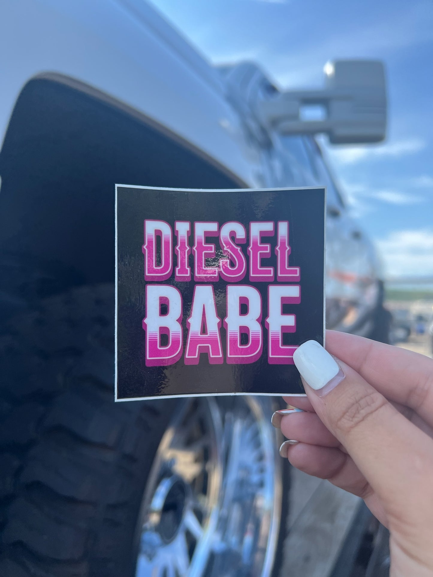 Diesel Babe Sticker