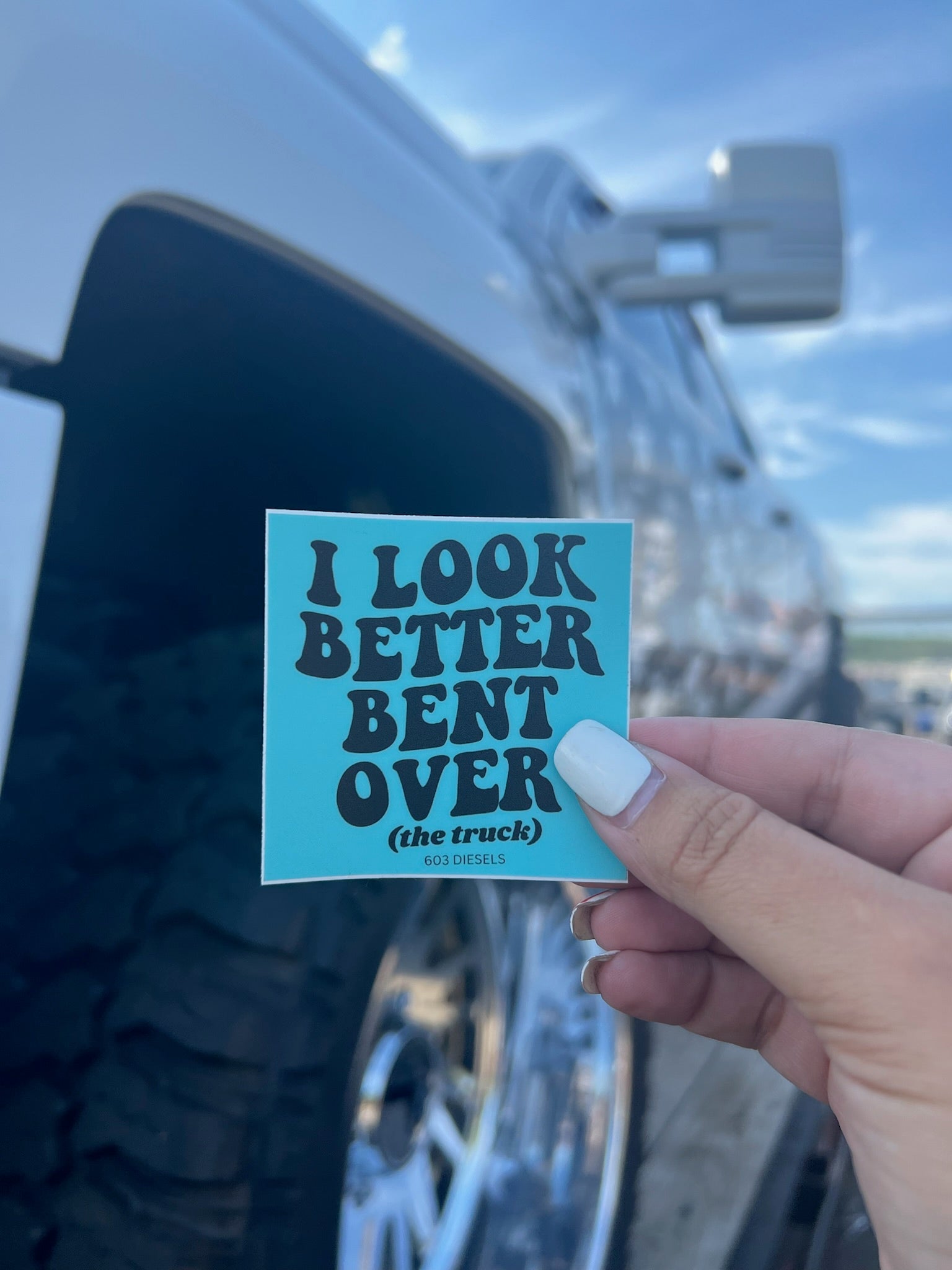 Bent Over Sticker – 603 DIESELS