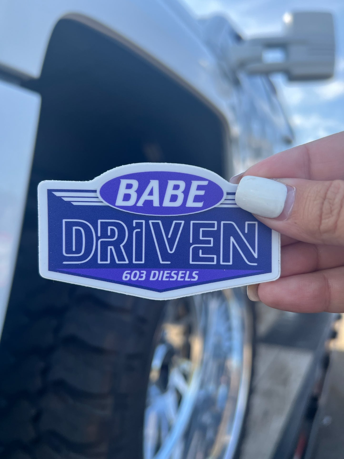 Babe Driven Sticker