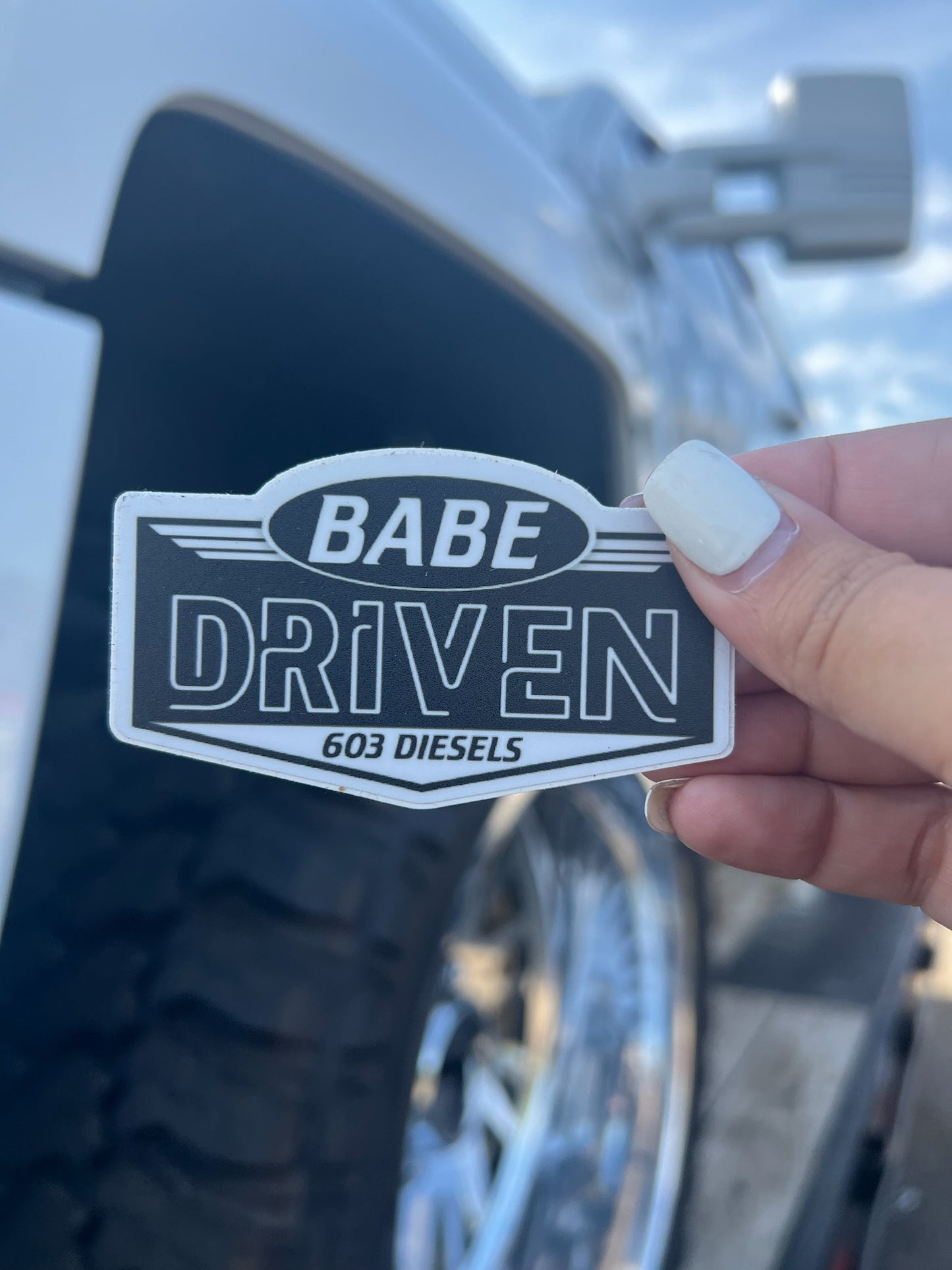 Babe Driven Sticker