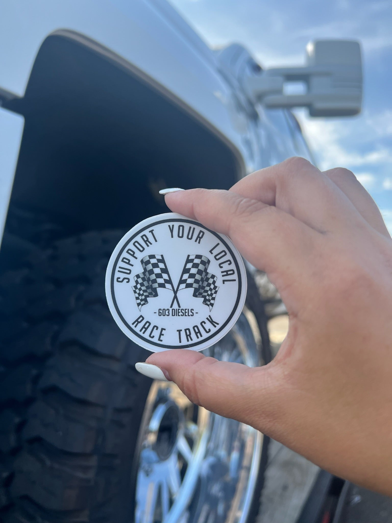 Support Your Local Track Sticker – 603 DIESELS