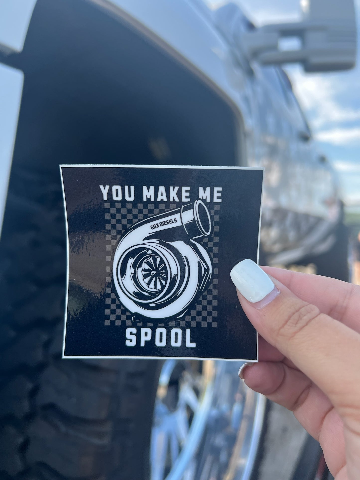 You Make Me Spool Sticker