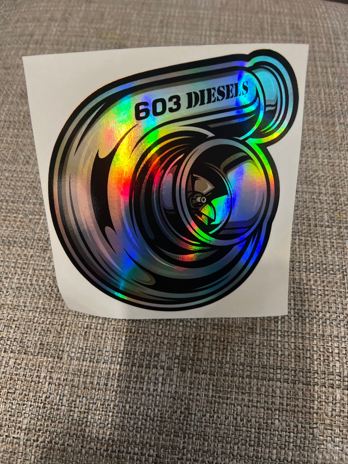Holographic Turbo Decal