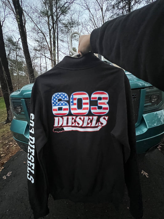 RWB 1/4 Zip - 603 Diesels Sleeve