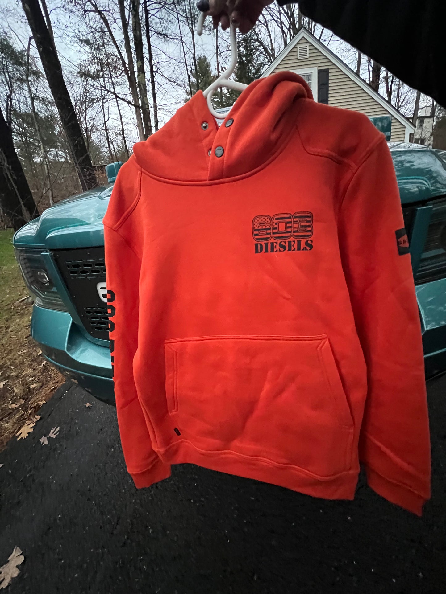 603 x BRUNT Orange Shevlin Hoodie