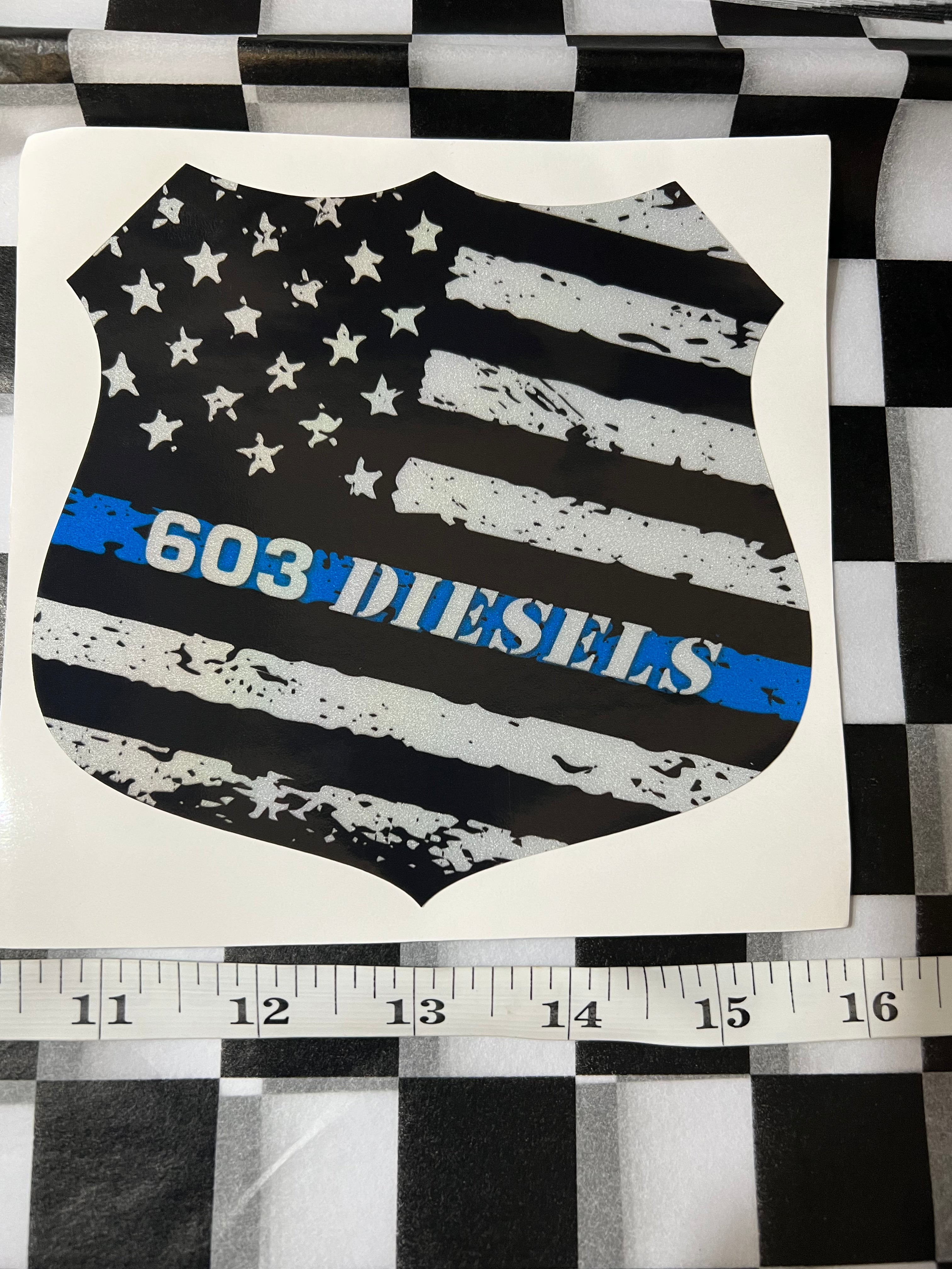 Police Decal - Large – 603 DIESELS