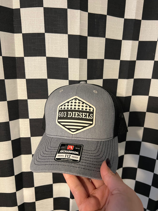 Flag Leather Patch Richardson Hat
