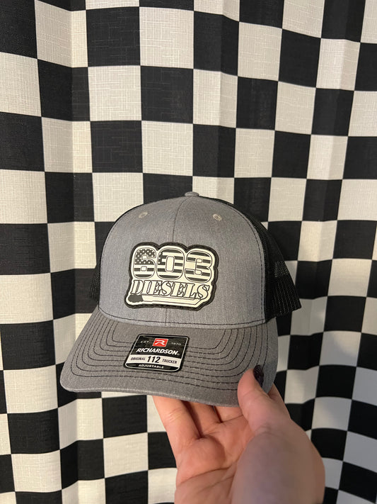 Logo Leather Patch Hat