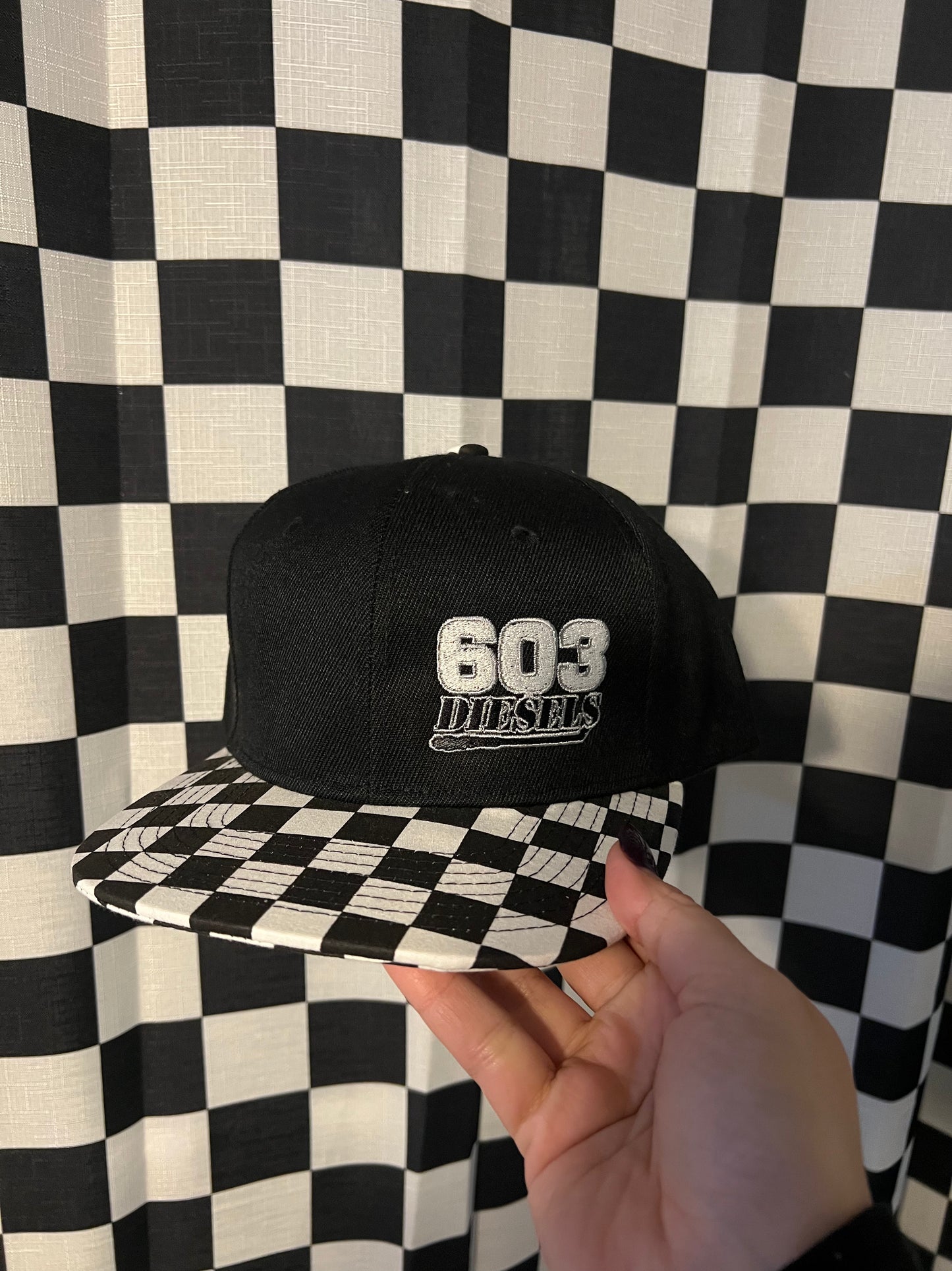 Checkered Kids Hat