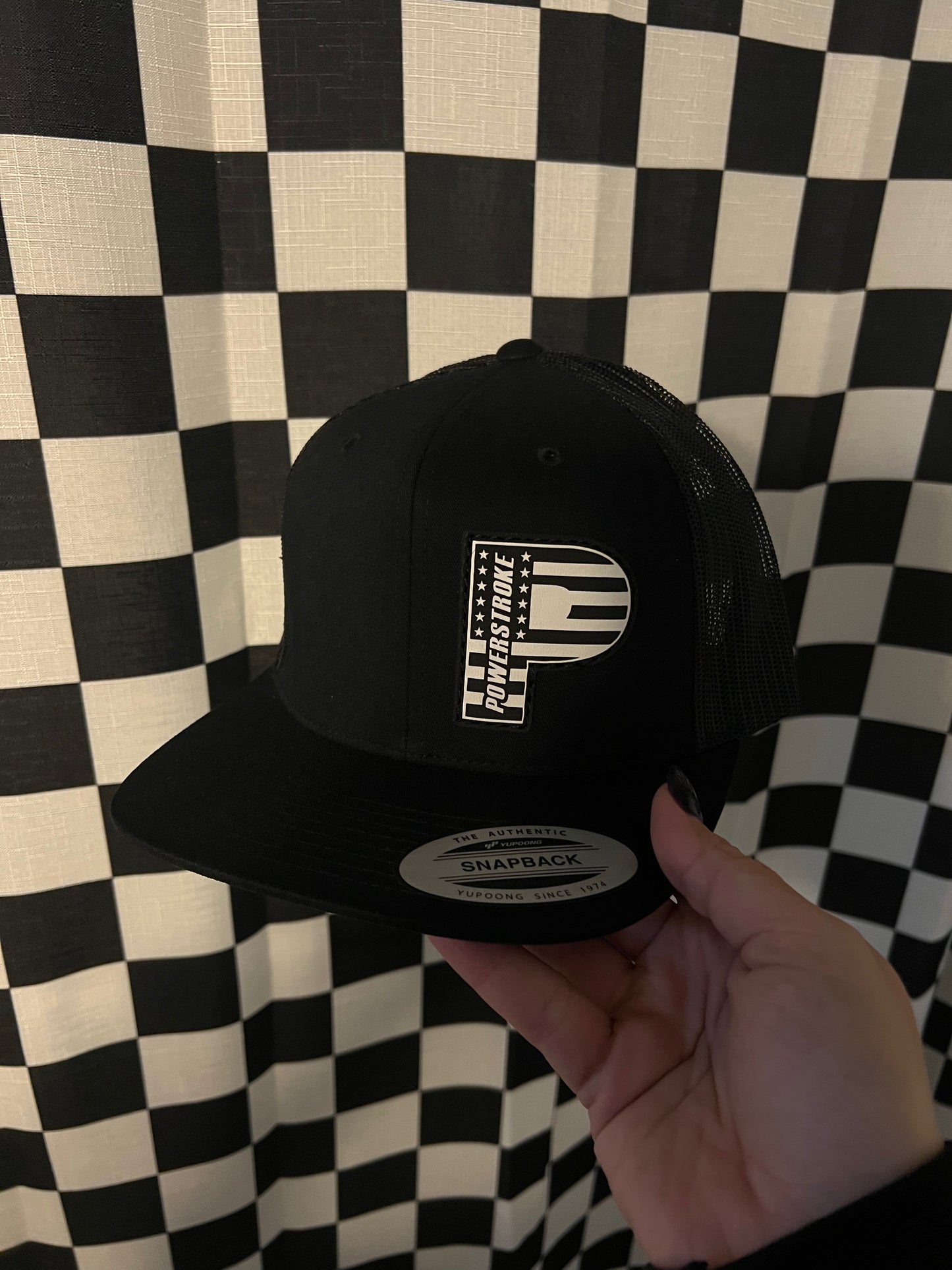 Cummins/Duramax/Powerstroke Leather Patch Hat