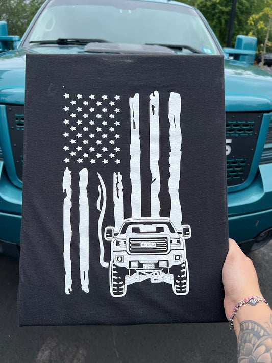 'Merica Flag Duramax Tshirt - 38