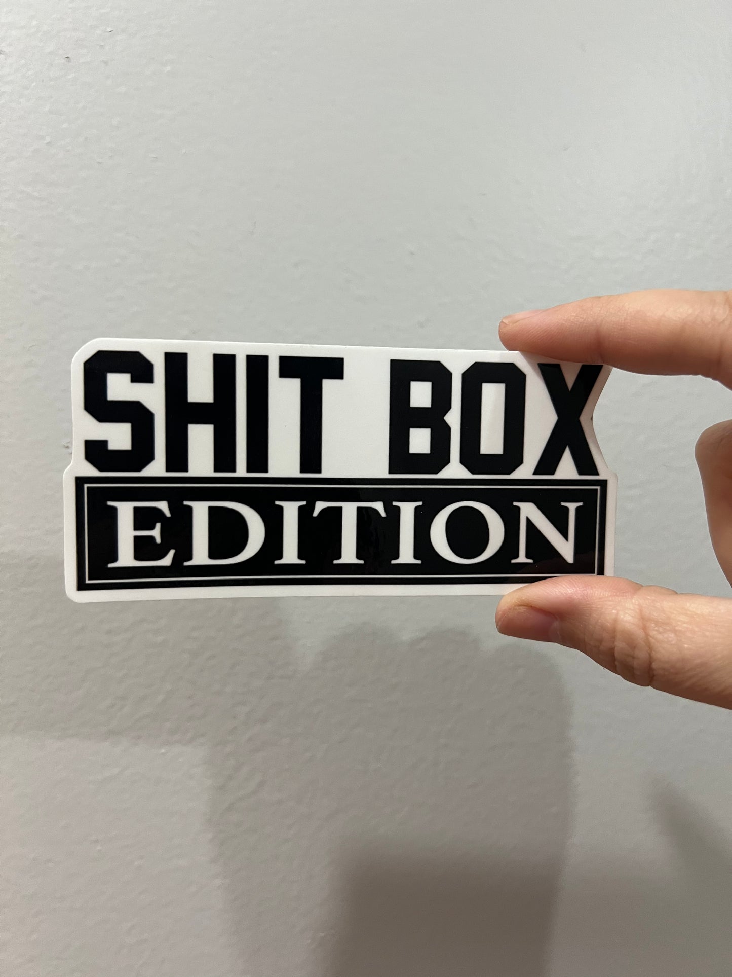 SHIT BOX EDITION STICKER