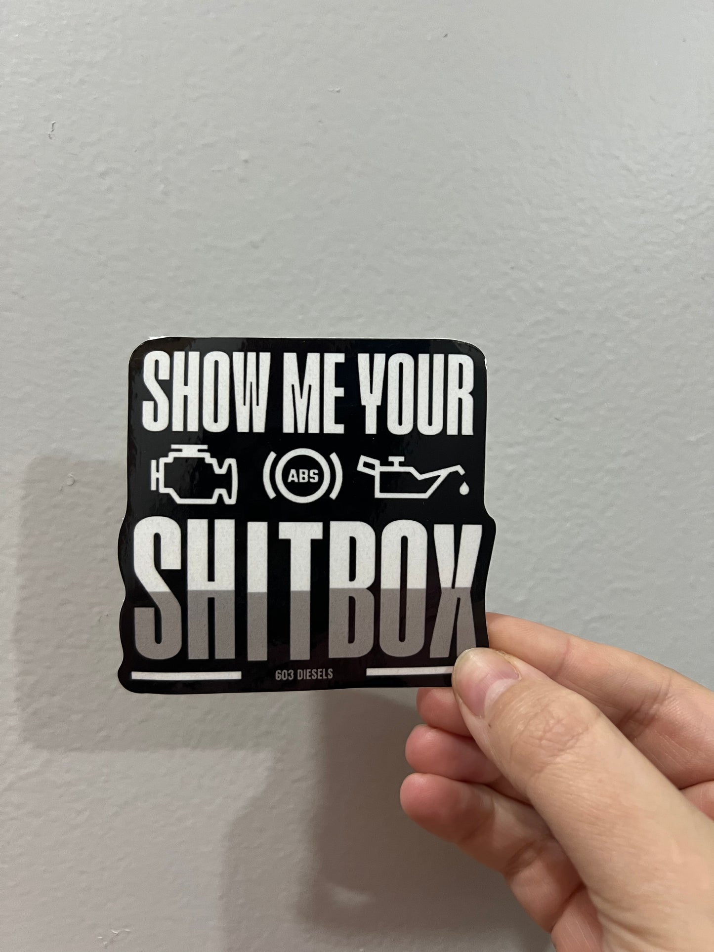 SHOW ME YOUR SHITBOX STICKER