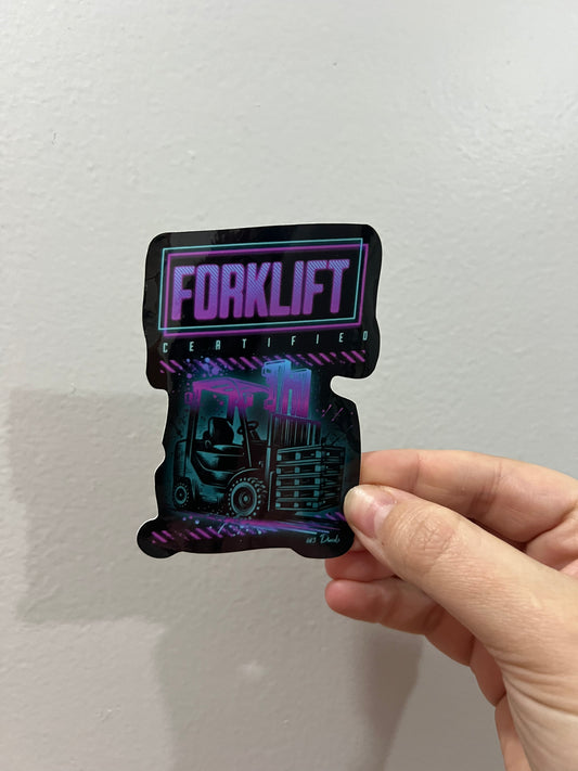 FORKLIFT CERTIFIED STICKER