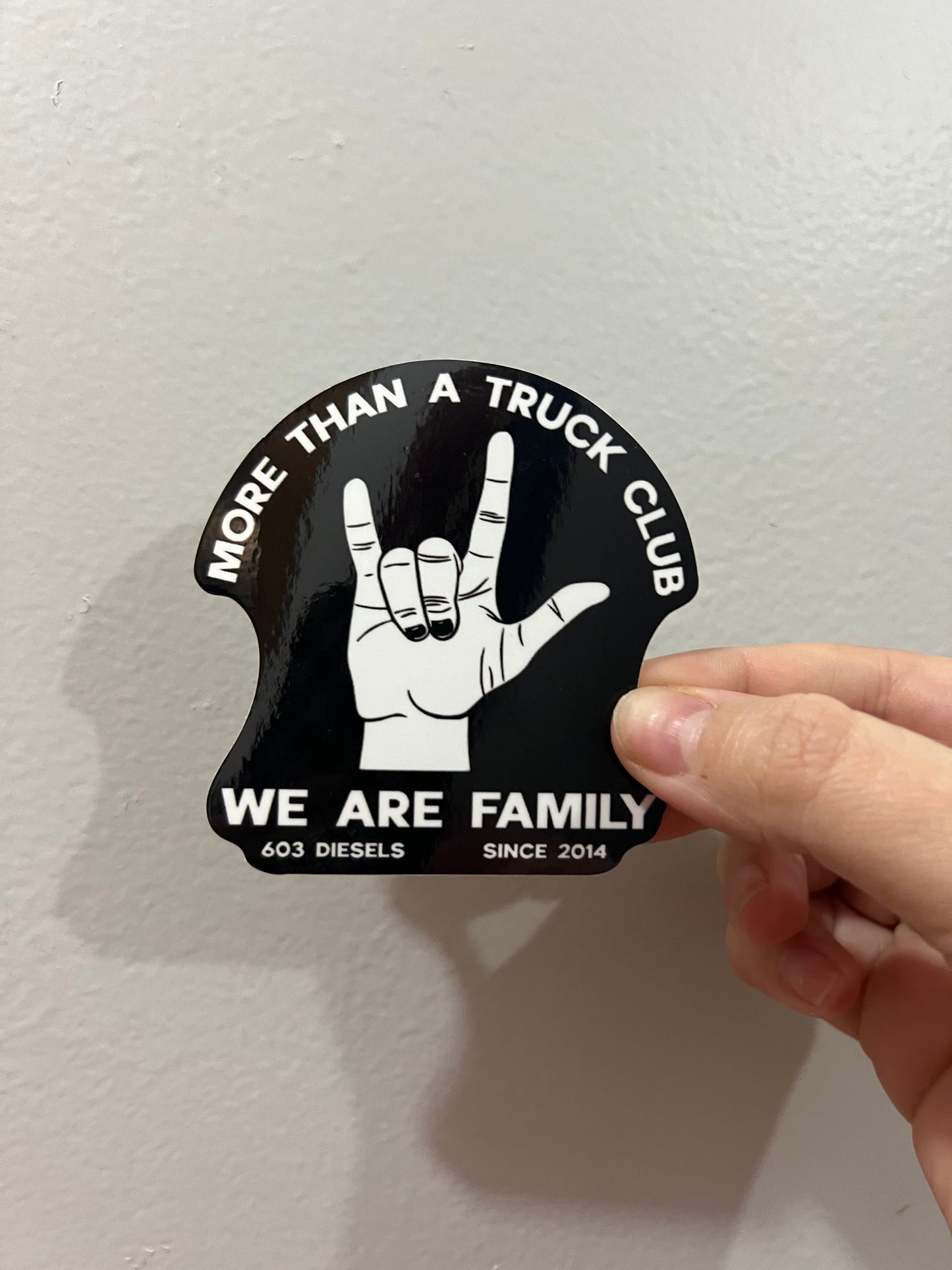 MORE THAN A TRUCK CLUB STICKER