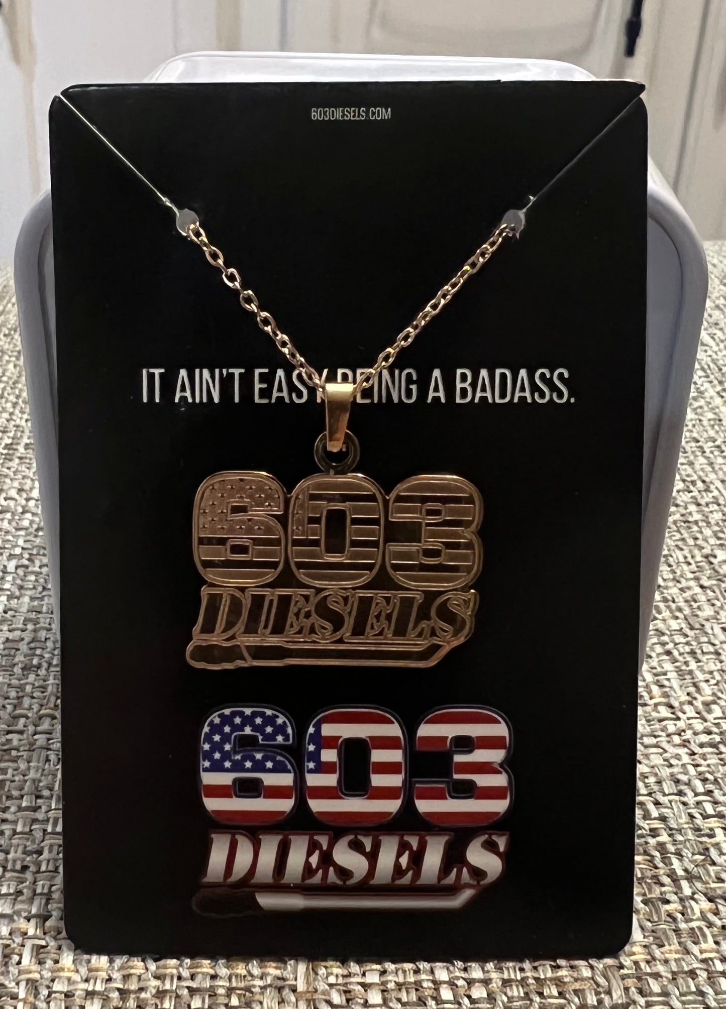 603 Diesels Logo Necklace