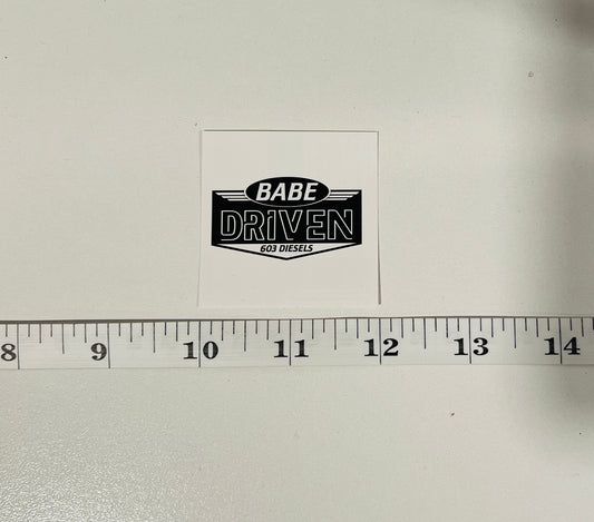 Babe Driven Sticker