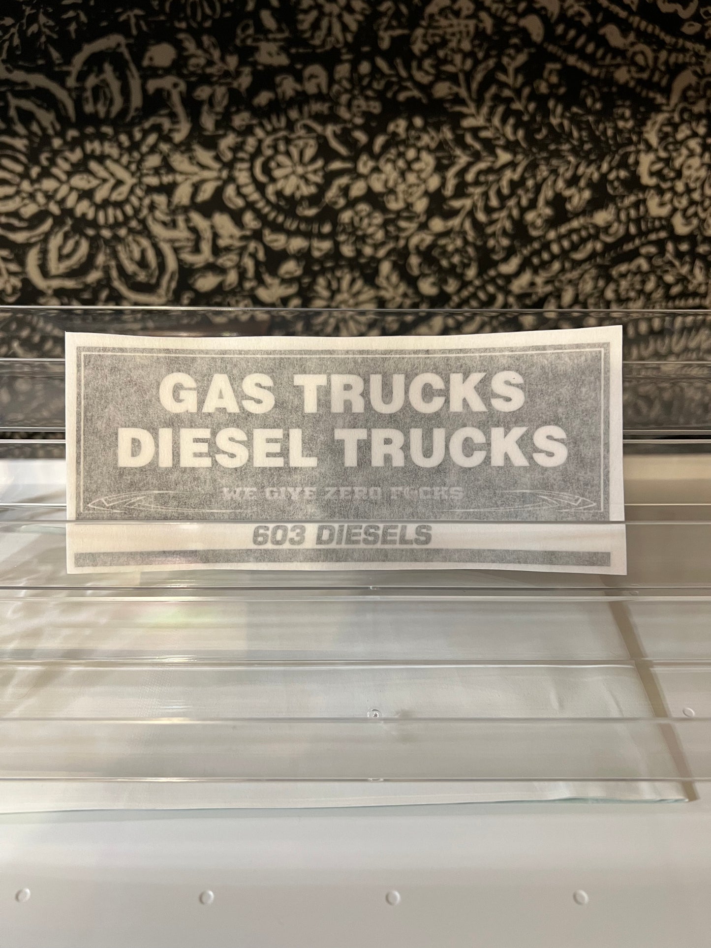 Gas Trucks, Diesel Trucks, 0 F*cks Decals