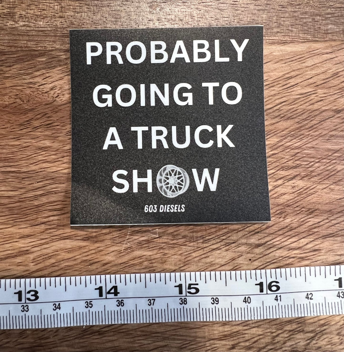 Truck Show Sticker