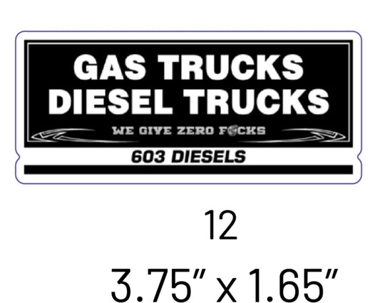 Gas Trucks, Diesel Trucks Sticker