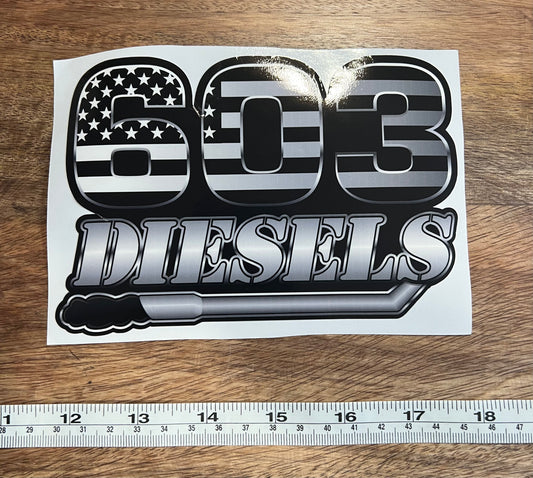 603 Diesels Classic Decal