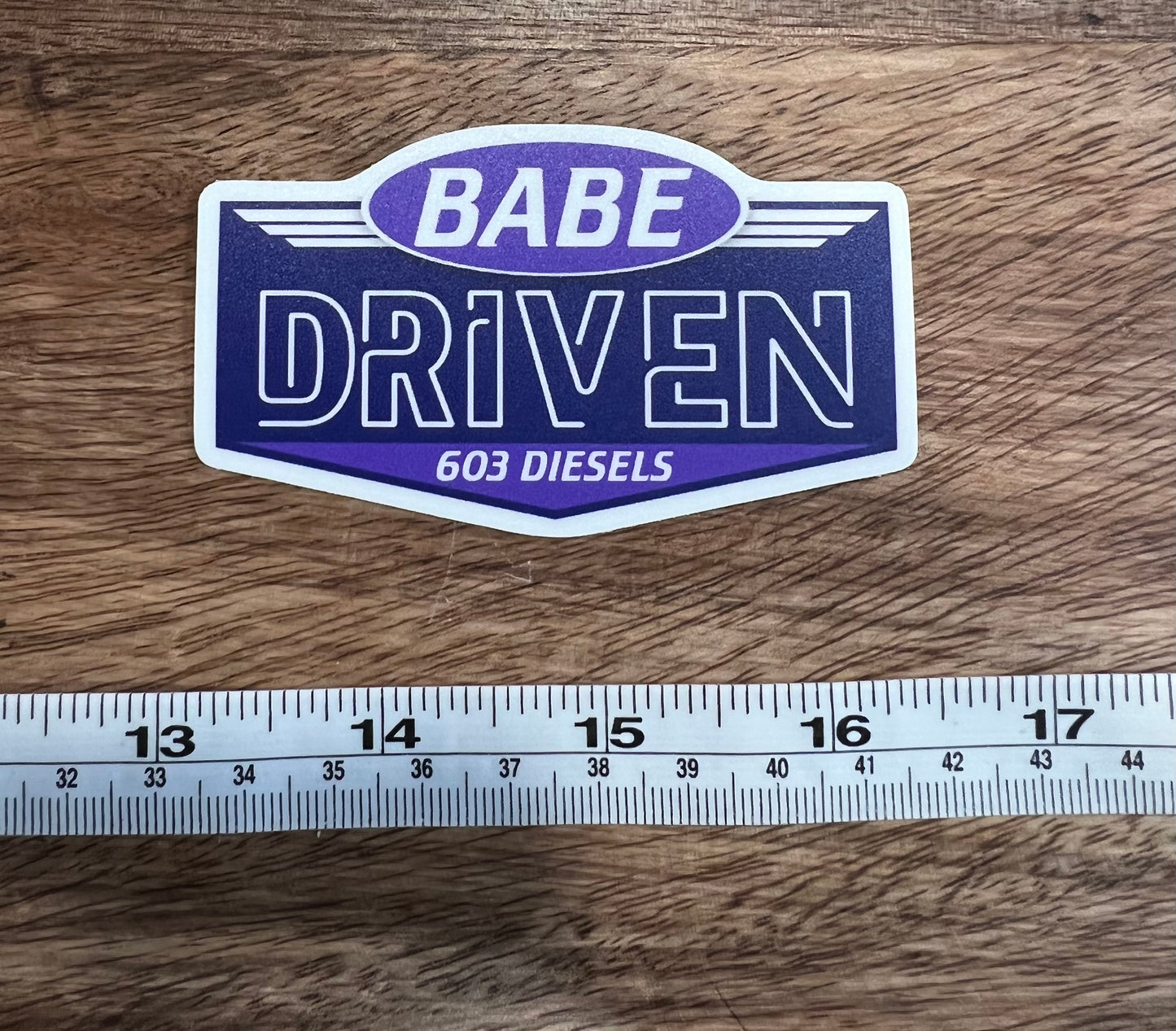 Babe Driven Sticker